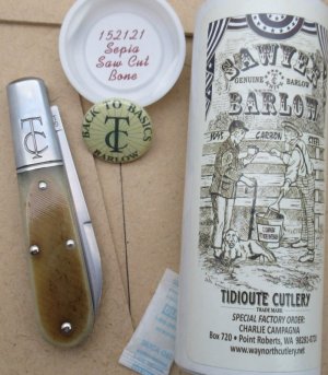 Great Eastern Cutlery Back to Basics Sawyer Barlow Knife Charlie C. SFO 152121 ................(887)