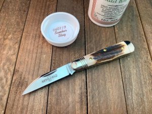 Great Eastern Cutlery Northfield Pemberton 06 1 Blade Sambar Stag  BD74