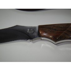 Vintage 1980’s Buck Custom Works Fixed Blade Knife Ser No 0019 with Sheath Vintage 1980’s Buck Custom Works Fixed Blade Knife Ser No 0019 with Sheath