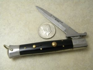 Rizzuto Estileto Milano Push Button Switch Blade Knife 1950's 