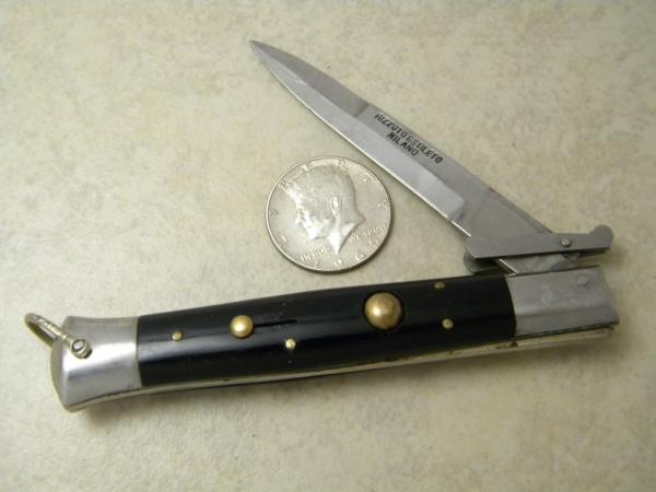 Rizzuto Estileto Milano Push Button Switch Blade Knife 1950's Rizzuto Estileto Milano Push Button Switch Blade Knife 1950's