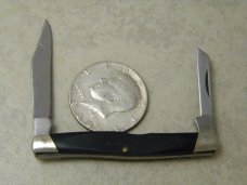 Buck 305 USA (Camillus) Lancer Black Delrin 2 Blade Mini Stockman Knife