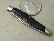 Buck 305 USA (Camillus) Lancer Black Delrin 2 Blade Mini Stockman Knife
