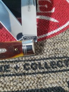 2020 GEC Northfield Antique Autumn Natural Bone Pioneer Trapper 235220 2020 GEC Northfield Antique Autumn Natural Bone Pioneer Trapper 235220