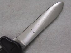 German Bund OFW Military Issue  Paratrooper Gravity Knife, w/ Marlin Spike 6" Clsoed Length