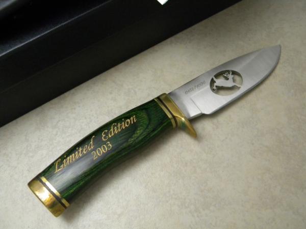 Buck USA Custom Limited Edition 0152 of 1000 Wood Fixed Blade Sheath Knife NIB Buck USA Custom Limited Edition 0152 of 1000 Wood Fixed Blade Sheath Knife NIB