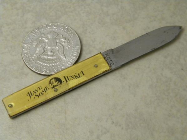 N.C. Co Canton OH Ink Eraser Novelty Knife 