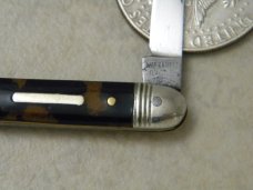 Vintage Warranted Tortoise Shell Miniature Pen Knife Vintage Warranted Tortoise Shell Miniature Pen Knife