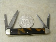 IXL George Wostenholm Sheffield England Tortoise Shell 4 Blade Knife