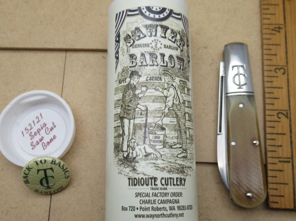 Great Eastern Cutlery, Back To Basics Sawyer Barlow SFO. 152121 ...............................(720)