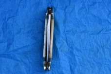 IXL Sheffield Eng. Gun Boat/Canoe Scrimshawed boat on Handle (Bone) 