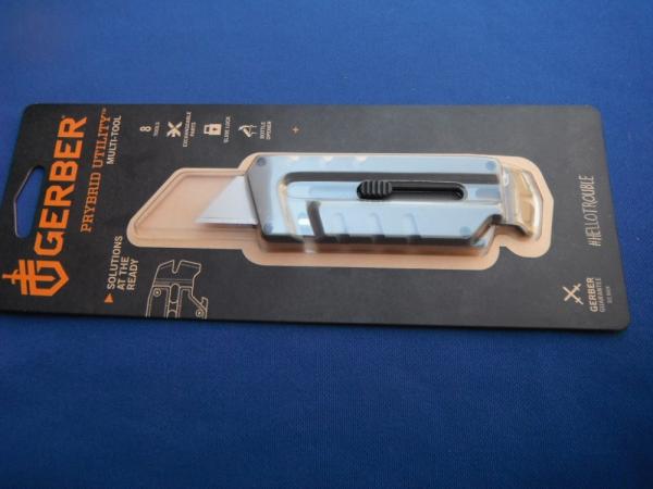 GERBER PRYBRID UTILITY 8 Multi-Tool PRY BAR Retractable Blade. Condition is "New"