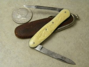 Hibbard Spencer Bartlett & Co (H.S.B. & Co) Ivory Lobster Knife 