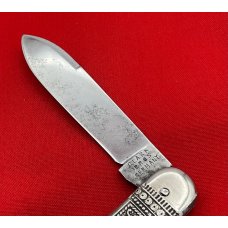 Vintage CLARK BROS GERMANY 1-Blade Easy Open Jack Folding Pocket Knife c.1895-1929 Embossed Metal Vintage CLARK BROS GERMANY 1-Blade Easy Open Jack Folding Pocket Knife c.1895-1929 Embossed Metal