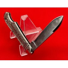 Vintage CLARK BROS GERMANY 1-Blade Easy Open Jack Folding Pocket Knife c.1895-1929 Embossed Metal Vintage CLARK BROS GERMANY 1-Blade Easy Open Jack Folding Pocket Knife c.1895-1929 Embossed Metal