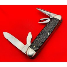 Vintage **RARE** NEW YORK KNIFE Co 4-Blade Buffalo Bill Cody Scout Folding. Pocket Knife Stag Vintage **RARE** NEW YORK KNIFE Co 4-Blade Buffalo Bill Cody Scout Folding. Pocket Knife Stag