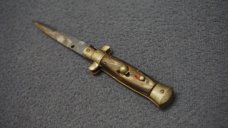 ++ Vintage RARE ASTOR ITALY Mini Stiletto Switchblade Pocket Knife - Strong Spring Action! ++ ++ Vintage RARE ASTOR ITALY Mini Stiletto Switchblade Pocket Knife - Strong Spring Action! ++