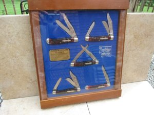 Schrade USA 5 Knife Tradesman Set With Display 