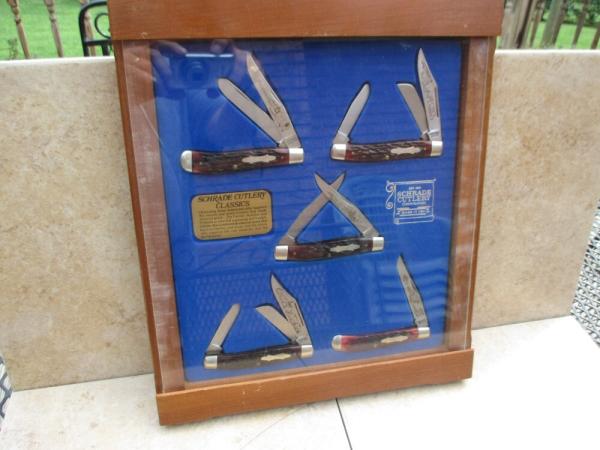 Schrade USA 5 Knife Tradesman Set With Display Schrade USA 5 Knife Tradesman Set With Display