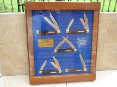 Schrade USA 5 Knife Tradesman Set With Display Schrade USA 5 Knife Tradesman Set With Display