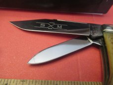 Schatt & Morgan Worm Grooved Light Brown Bone Gunstock  