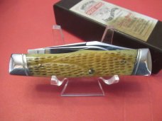 Schatt & Morgan Worm Grooved Light Brown Bone Gunstock  
