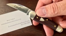Great Eastern Cutlery Tidioute 190120 Little Rattler, Red Coral Canvas Micarta, (GEC 19), New Great Eastern Cutlery Tidioute 190120 Little Rattler, Red Coral Canvas Micarta, (GEC 19), New