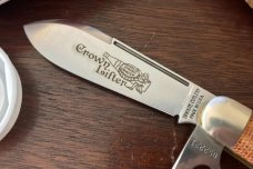 Great Eastern Cutlery Tidioute #852221CL Crown Lifter, Natural Canvas Micarta Handle, New (GEC 85) Great Eastern Cutlery Tidioute #852221CL Crown Lifter, Natural Canvas Micarta Handle, New (GEC 85)