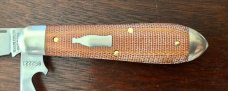 Great Eastern Cutlery Tidioute #852221CL Crown Lifter, Natural Canvas Micarta Handle, New (GEC 85) Great Eastern Cutlery Tidioute #852221CL Crown Lifter, Natural Canvas Micarta Handle, New (GEC 85)