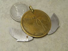 Hickok Made in America "Heads and Tails" Coin Knife 
