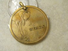 Hickok Made in America "Heads and Tails" Coin Knife 