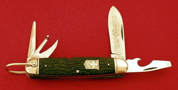 L.F. & C. UNIVERSAL MADE IN USA Black Bone BE PREPARED OFFICIAL BOY SCOUT Etch Knife 1912/1950 L.F. & C. UNIVERSAL MADE IN USA Black Bone BE PREPARED OFFICIAL BOY SCOUT Etch Knife 1912/1950