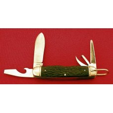 L.F. & C. UNIVERSAL MADE IN USA Black Bone BE PREPARED OFFICIAL BOY SCOUT Etch Knife 1912/1950 L.F. & C. UNIVERSAL MADE IN USA Black Bone BE PREPARED OFFICIAL BOY SCOUT Etch Knife 1912/1950