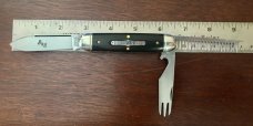 Great Eastern Cutlery Tidioute #352320 Beer & Sausage, Gabon Ebony, With Sheath, New (GEC 35) Great Eastern Cutlery Tidioute #352320 Beer & Sausage, Gabon Ebony, With Sheath, New (GEC 35)