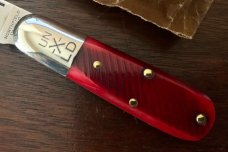 Great Eastern Cutlery Northfield #252117 Little Jack, Blood Red Saw Cut Bone Handle, New (GEC 25) Great Eastern Cutlery Northfield #252117 Little Jack, Blood Red Saw Cut Bone Handle, New (GEC 25)