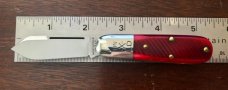 Great Eastern Cutlery Northfield #252117 Little Jack, Blood Red Saw Cut Bone Handle, New (GEC 25) Great Eastern Cutlery Northfield #252117 Little Jack, Blood Red Saw Cut Bone Handle, New (GEC 25)