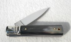 NEW A.G.A. CAMPOLIN MANIAGO ITALY CLASSIC 6" SLIMLINE LEVERLOCK GENUINE BRAZILIAN HORN