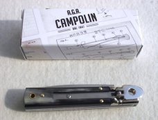 NEW A.G.A. CAMPOLIN MANIAGO ITALY CLASSIC 6" SLIMLINE LEVERLOCK GENUINE BRAZILIAN HORN