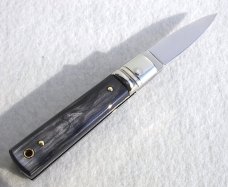 NEW A.G.A. CAMPOLIN MANIAGO ITALY CLASSIC 6" SLIMLINE LEVERLOCK GENUINE BRAZILIAN HORN