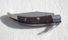 NOS A.G.A. CAMPOLIN 11" CATALANA NICKEL SILVER BOLSTERS EXCOTIC BOKOTE WOOD SCALES 