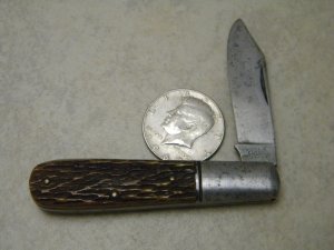 Schrade Cut Co Walden NY Bone Barlow Knife 