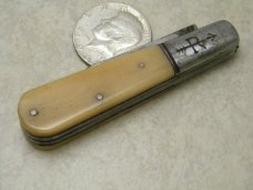 Russell Bone 2 Blade Barlow Knife