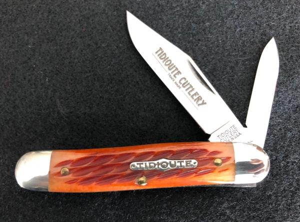 2010 - Great Eastern Cutlery (GEC) Tidioute - Serpentine Jack Jigged Orange Bone - 3 1/2" 661210 2010 - Great Eastern Cutlery (GEC) Tidioute - Serpentine Jack Jigged Orange Bone - 3 1/2" 661210