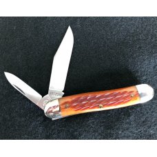 2010 - Great Eastern Cutlery (GEC) Tidioute - Serpentine Jack Jigged Orange Bone - 3 1/2" 661210 2010 - Great Eastern Cutlery (GEC) Tidioute - Serpentine Jack Jigged Orange Bone - 3 1/2" 661210