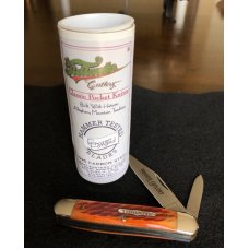 2010 - Great Eastern Cutlery (GEC) Tidioute - Serpentine Jack Jigged Orange Bone - 3 1/2" 661210 2010 - Great Eastern Cutlery (GEC) Tidioute - Serpentine Jack Jigged Orange Bone - 3 1/2" 661210