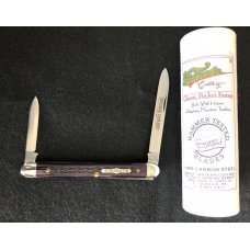 2010 - Great Eastern Cutlery (GEC) Tidioute - River Boat Gambler Knife -Deep Purple Bone - 4" 892210 2010 - Great Eastern Cutlery (GEC) Tidioute - River Boat Gambler Knife -Deep Purple Bone - 4" 892210