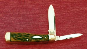 REMINGTON UMC R683 Super Pretty Brown Bone Long Pull GUNSTOCK JACK Knife 1921/1924 Vintage