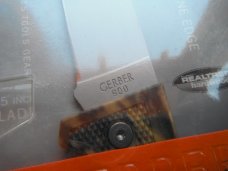 NOS/NIB Gerber 600 Folding Lock-back pocket Knife, Portland OR USA Made in the USA!!!  Camo W/Sheath