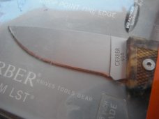 NOS/NIB Gerber 600 Folding Lock-back pocket Knife, Portland OR USA Made in the USA!!!  Camo W/Sheath