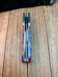 Canal Street Cutlery English Barlow Patriotic Swirl Kirinite Canal Street Cutlery English Barlow Patriotic Swirl Kirinite